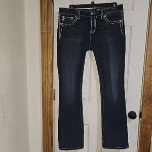 Signature Women's Deep Indigo Boot Cut Jeans